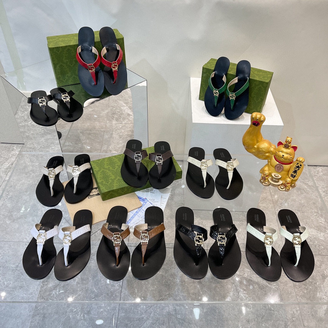 High Quality Men's Women's Thong Slippers Sandals - Image 2