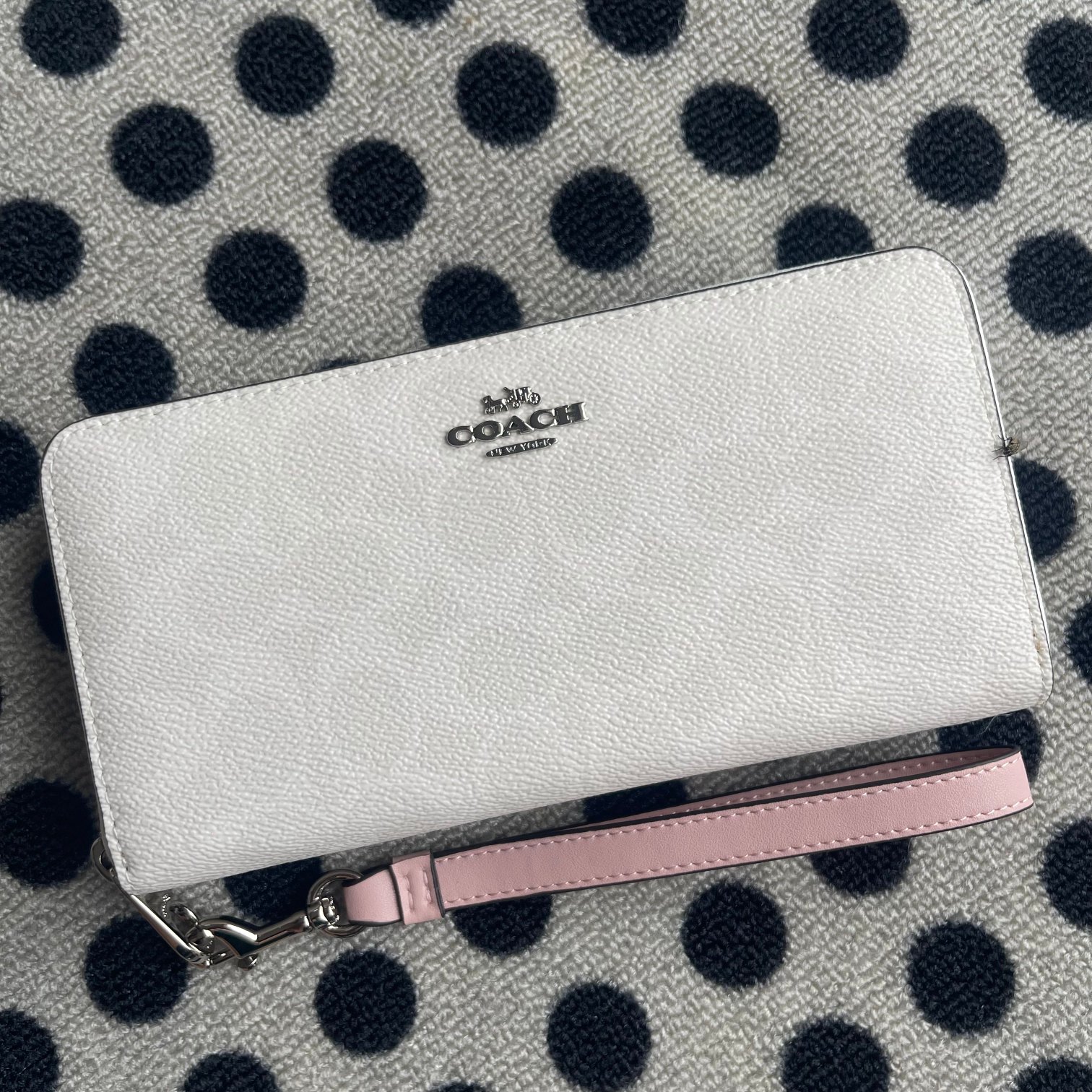 Long Zip Around Wallet In Signature Canvas - Image 4