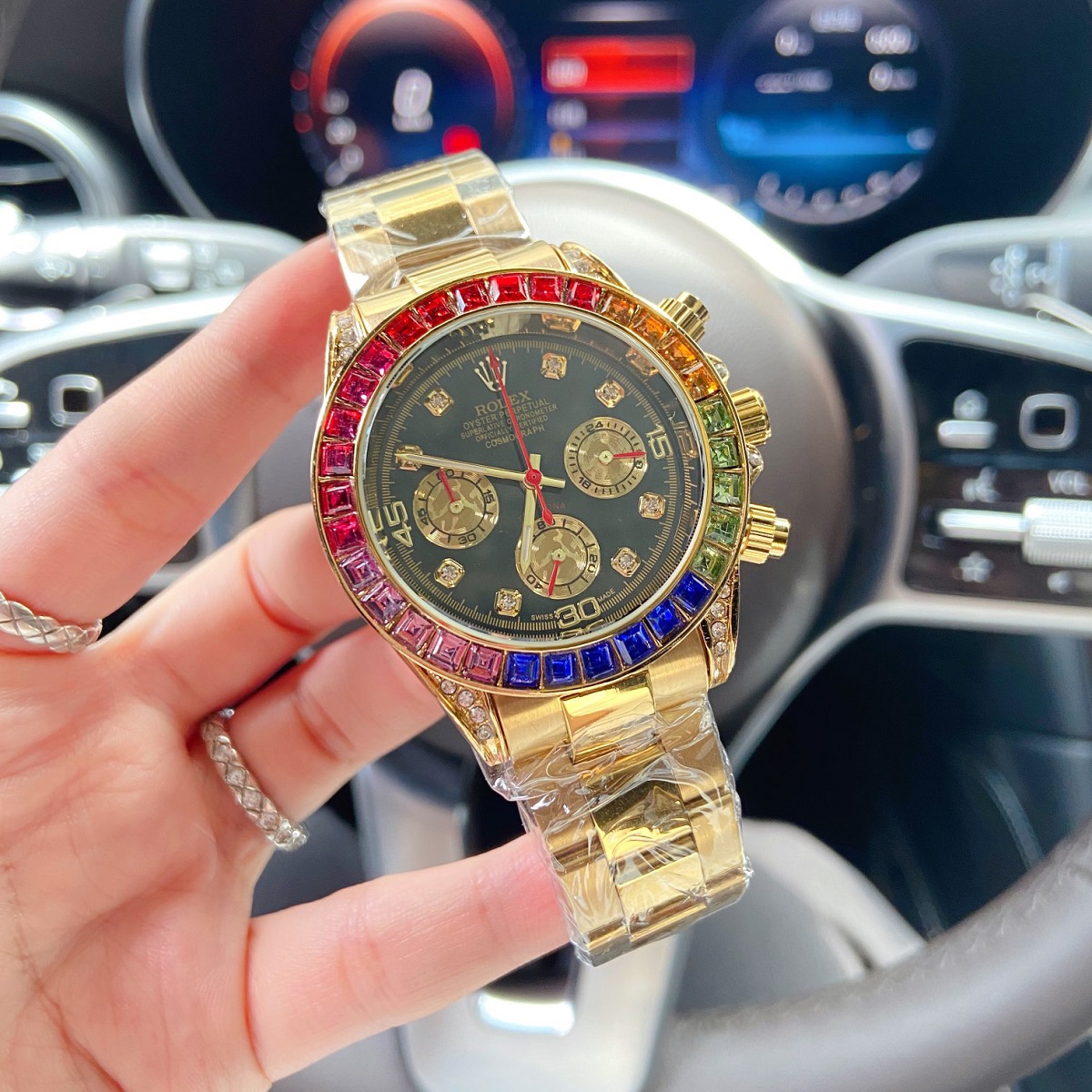 Hot Recommend Colourful Rainbow Designer Watch - Image 7