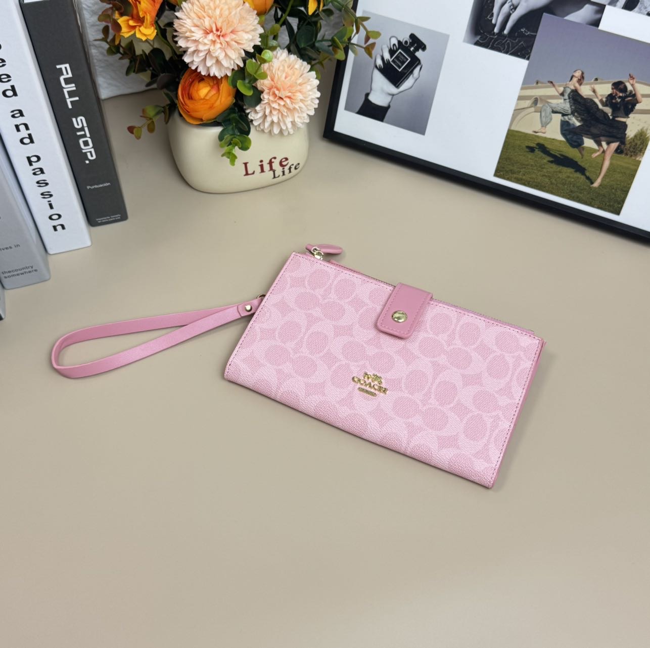 Wholesale Phone Wallet Wristlet Bag Clutch Signature - Image 7