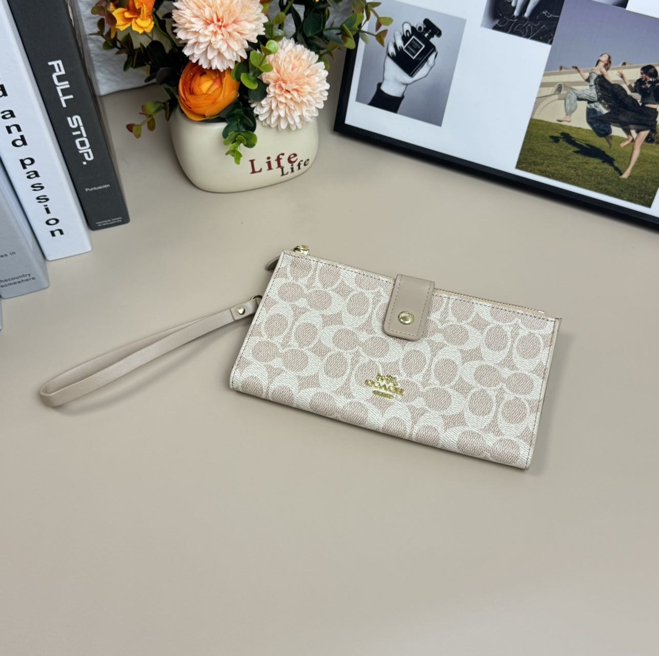 Wholesale Phone Wallet Wristlet Bag Clutch Signature - Image 5