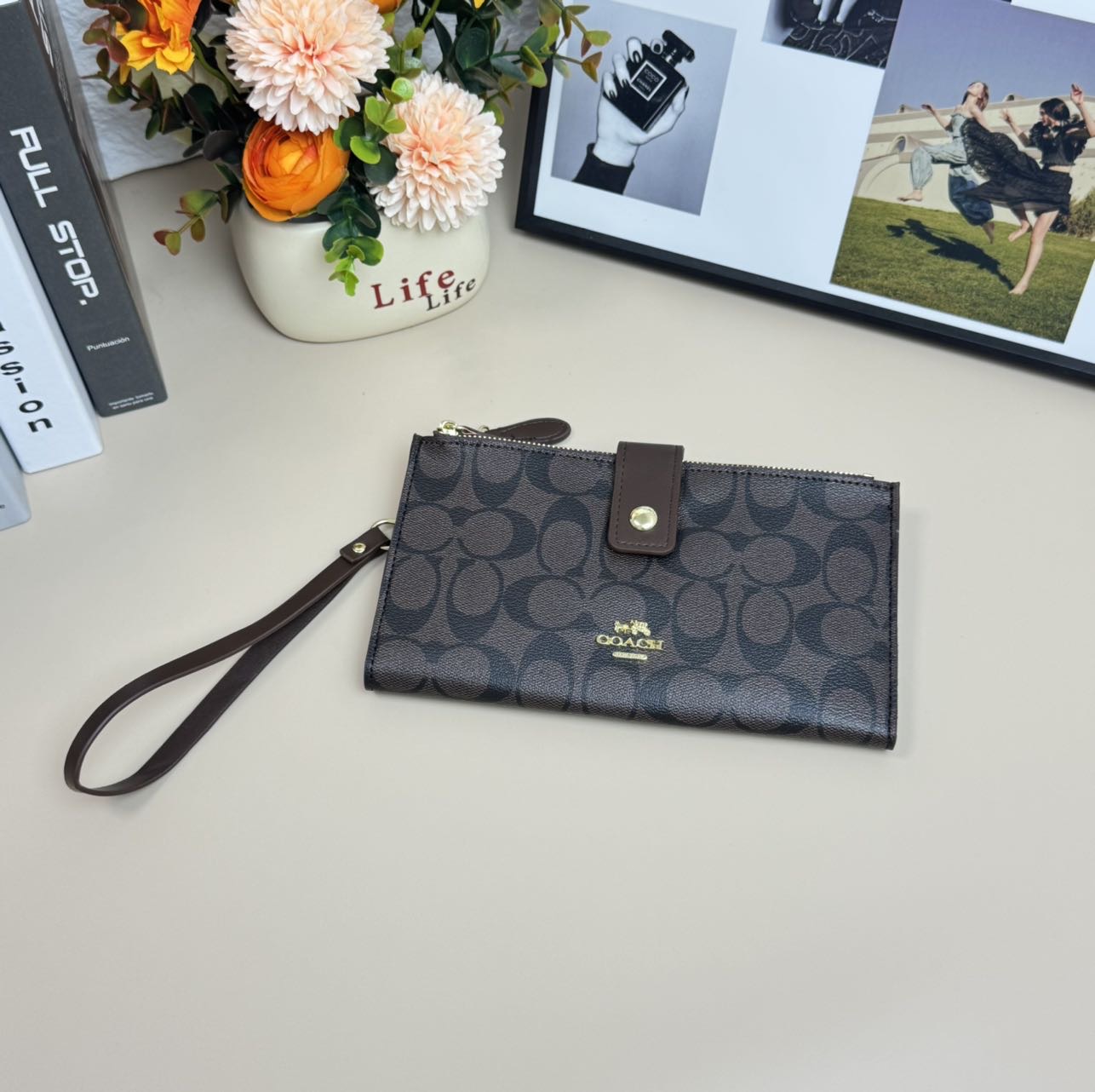 Wholesale Phone Wallet Wristlet Bag Clutch Signature - Image 4