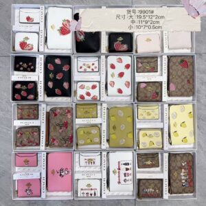 3 Pieces Set Wholesale Designer Carteras Wallets