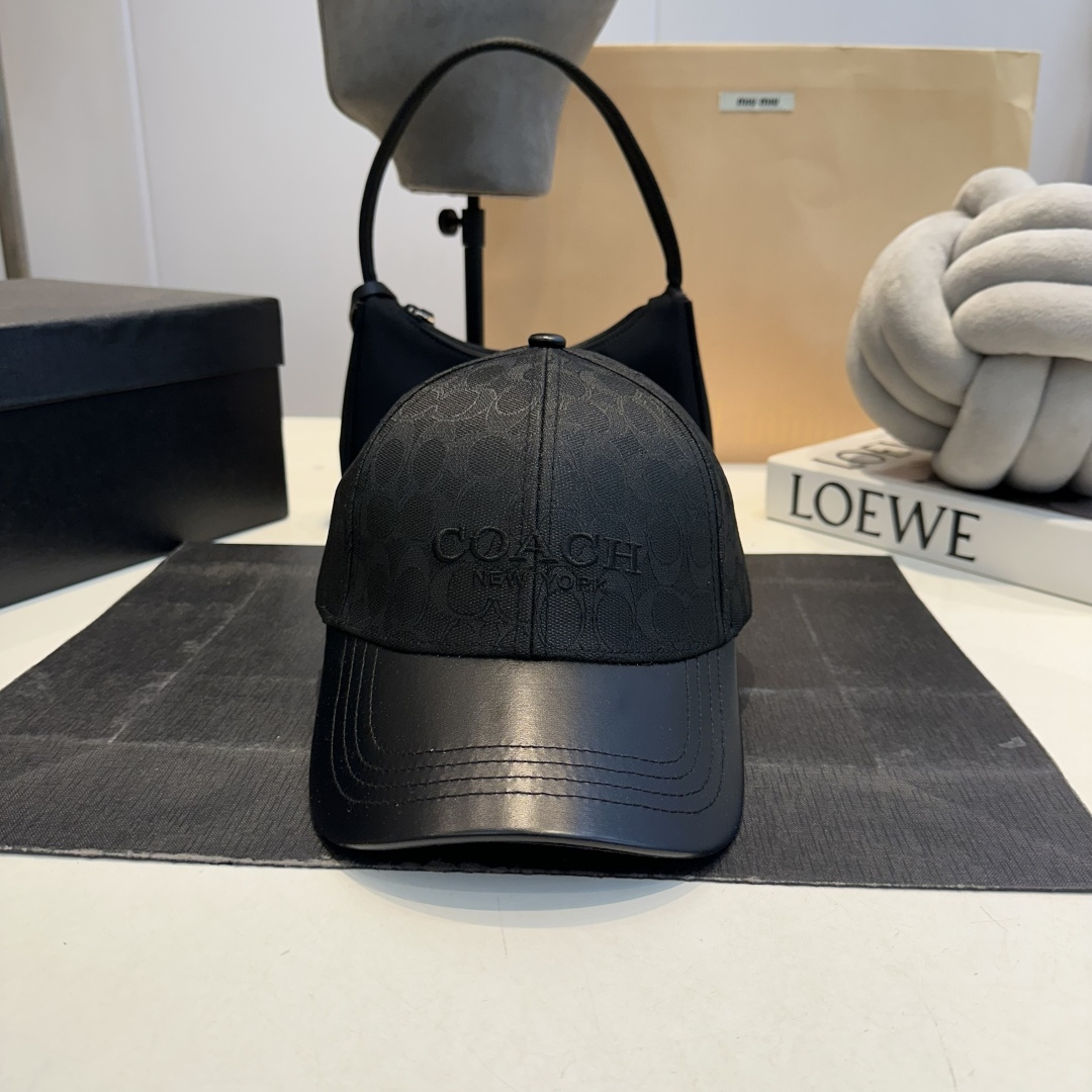 Classic Signature Pattern Print Men Women Baseball Hat - Image 8