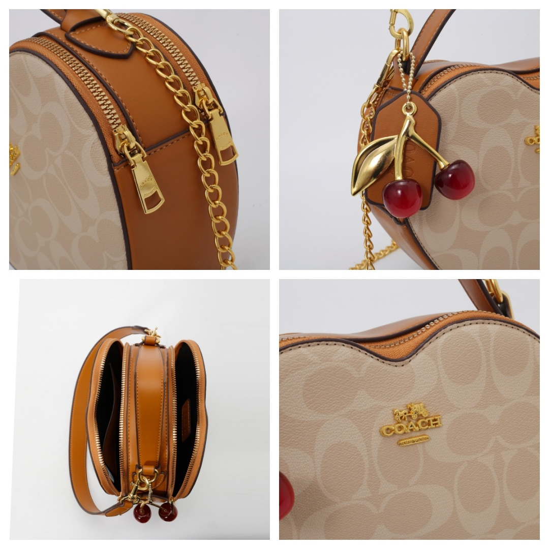 New Style Print Heart Crossbody Bags in Signature - Image 7
