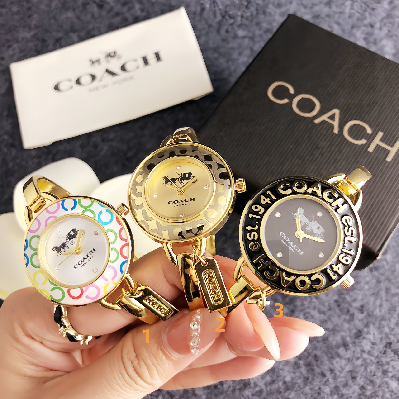 Fashion Brand Women's Wrist Watch 30mm Stainless Steel Watch