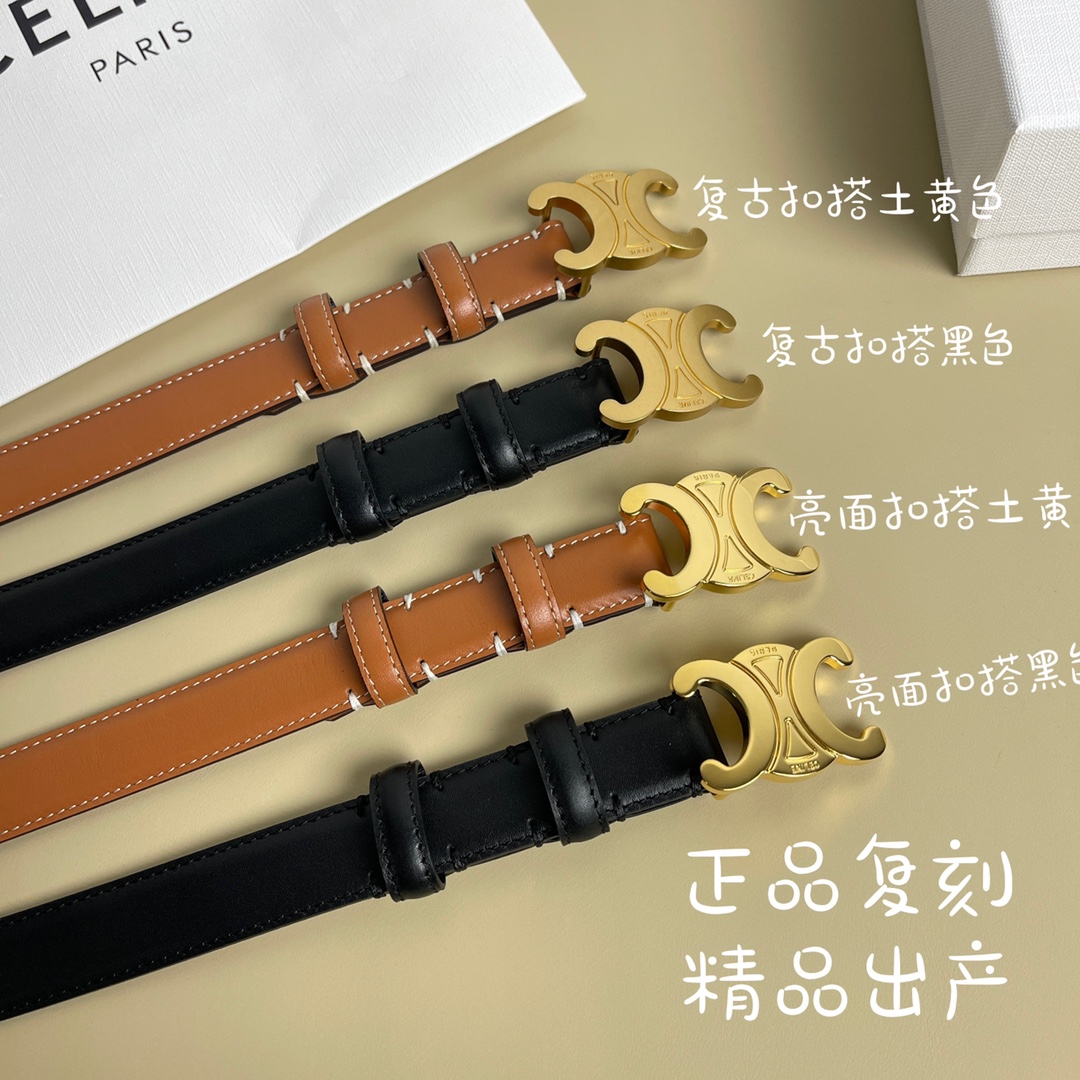 New Double C Luxury Designer Belt Accessory